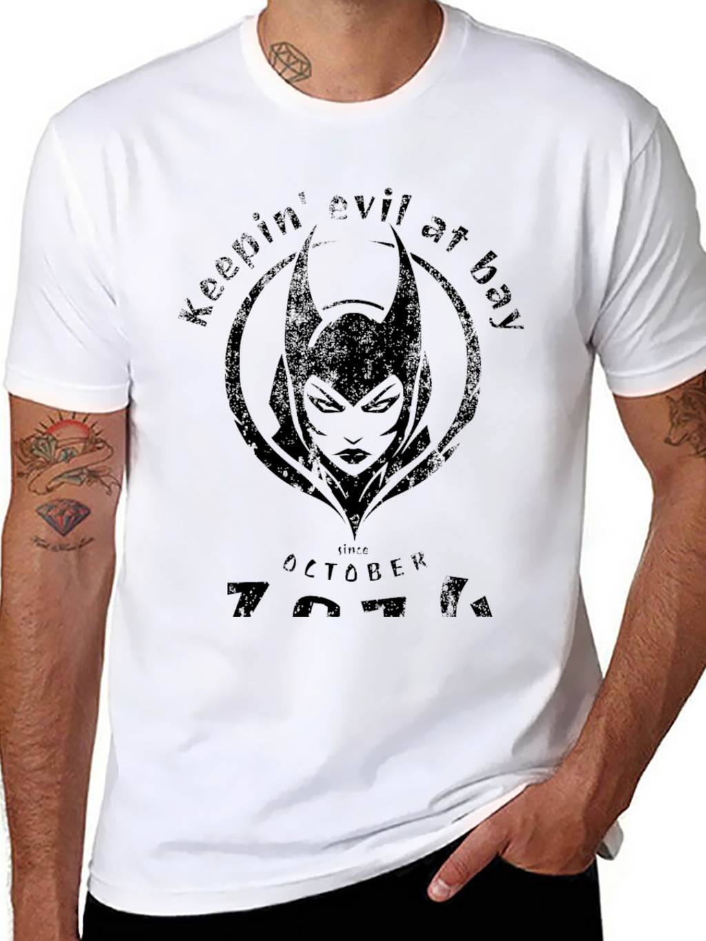 Keepin Evil at Bay Since October 7974 T-Shirt