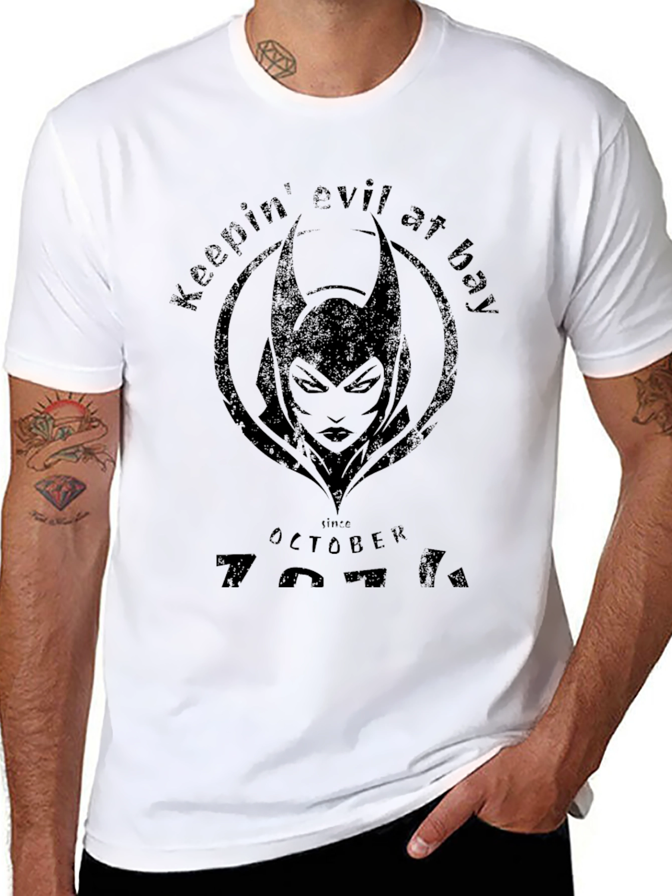 Keepin Evil at Bay Since October 7974 T-Shirt