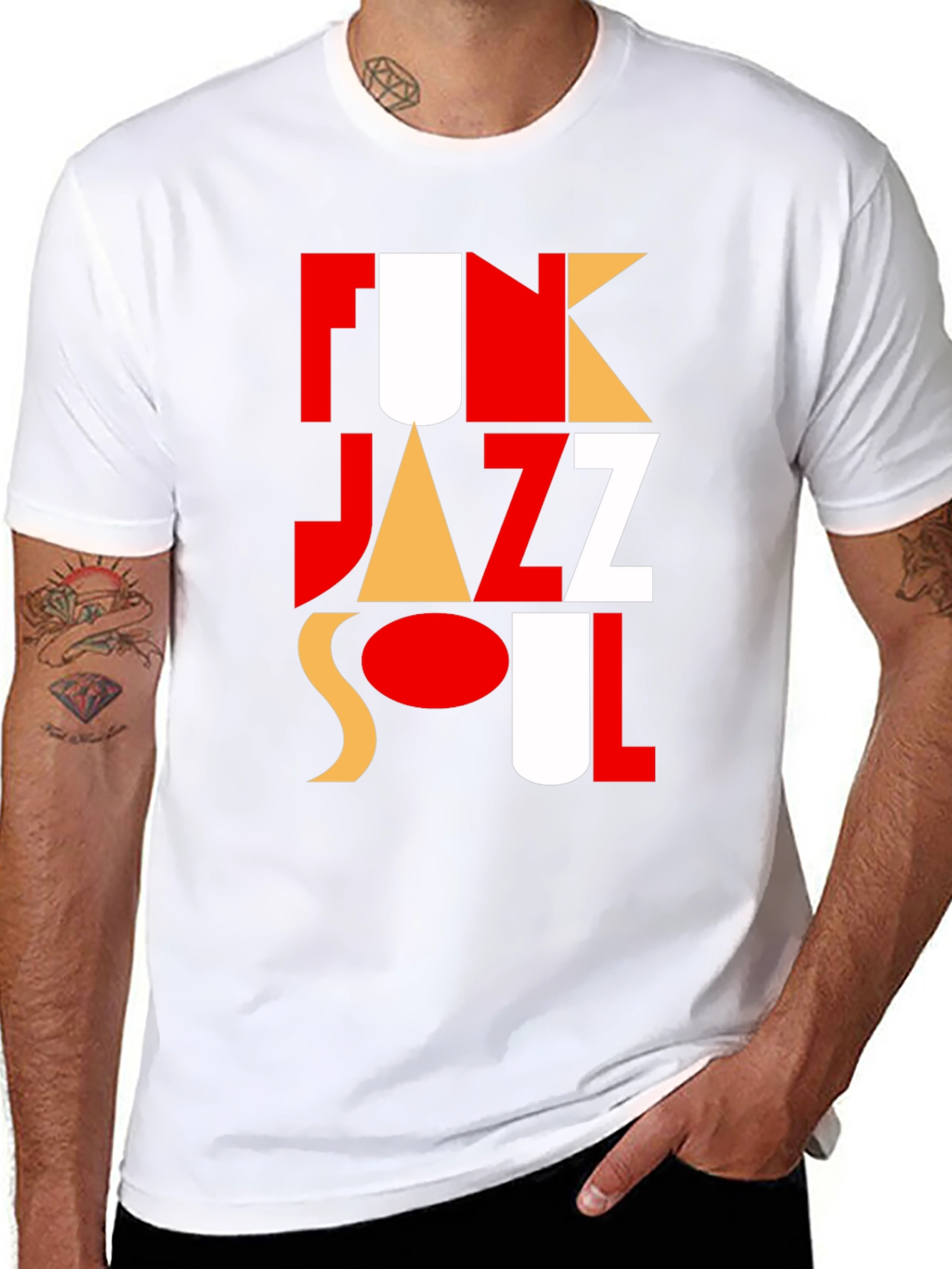 Funky Jazz Soul T-Shirt - Bold Graphic Tee