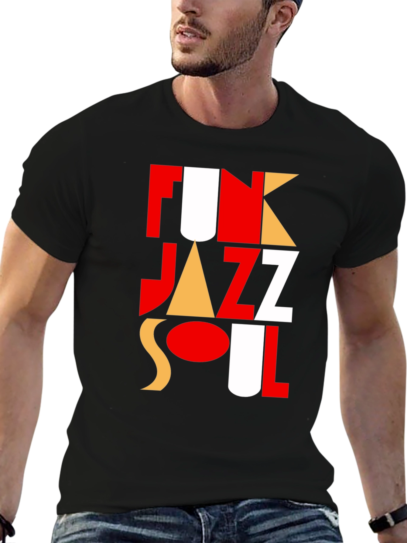 Funky Jazz Soul T-Shirt - Bold Graphic Tee