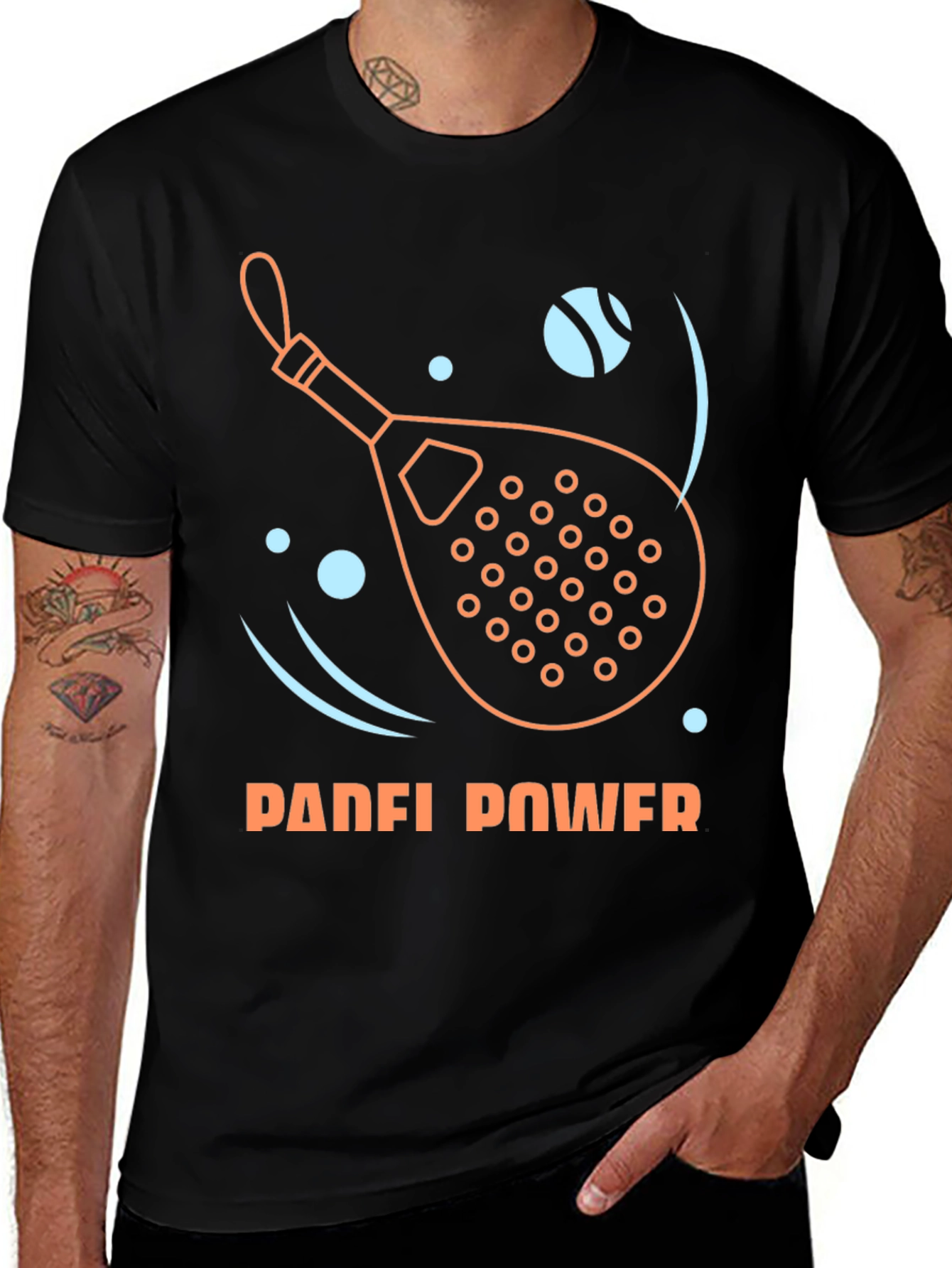 Padel Power T-Shirt - Stylish Sportswear for Game Lovers