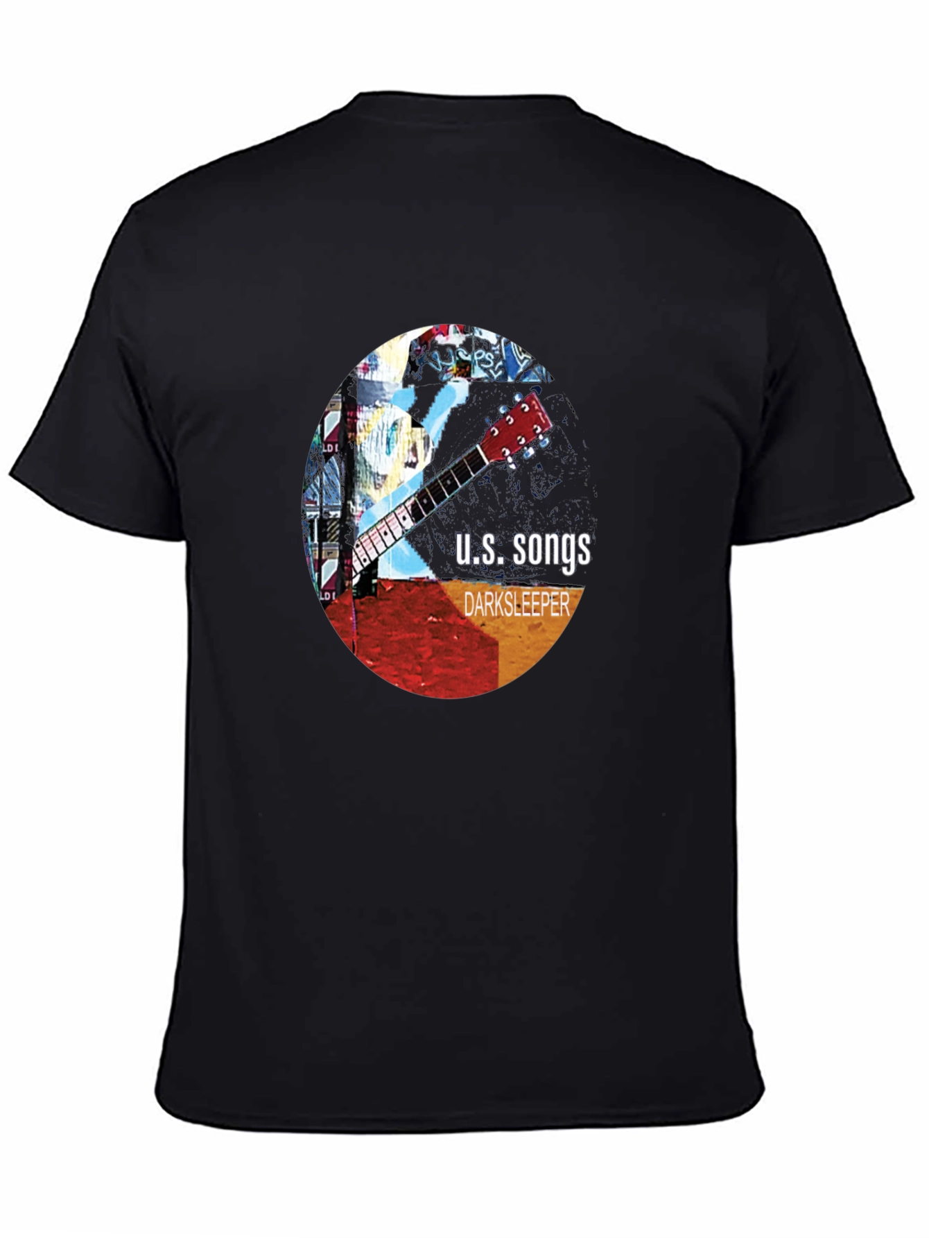 U.S. Songs DarkSleeper Guitar Graphic Tee
