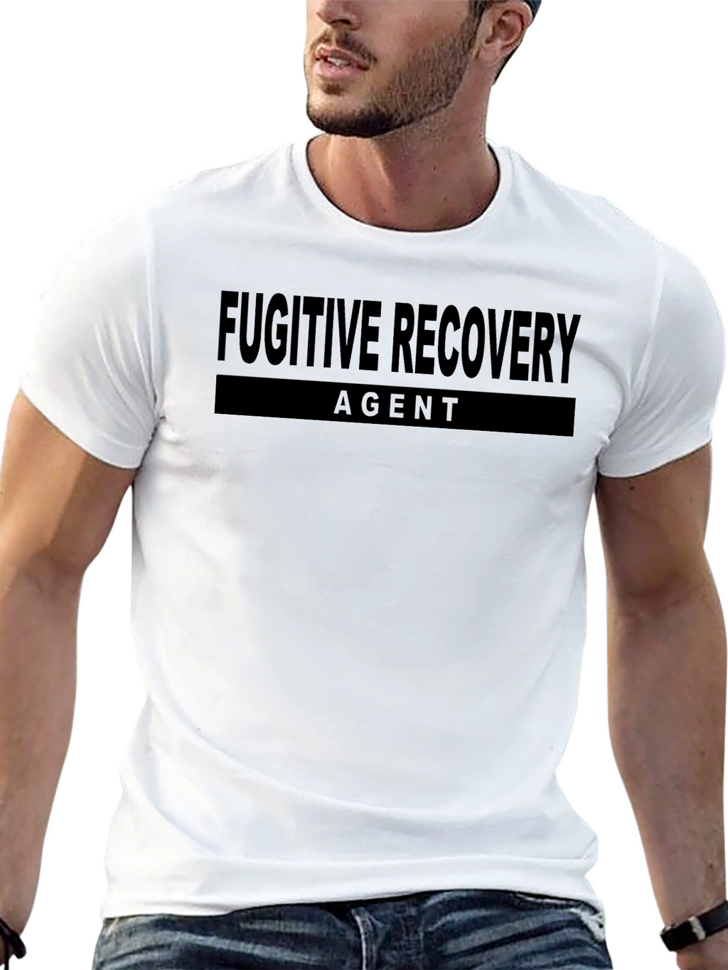 Fugitive Recovery Agent Black T-Shirt