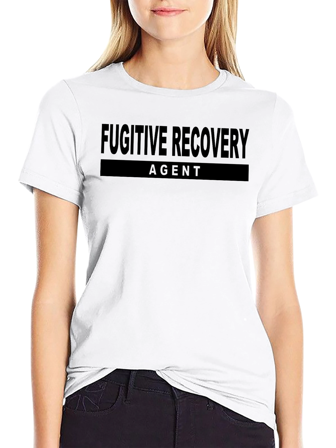 Fugitive Recovery Agent Black T-Shirt