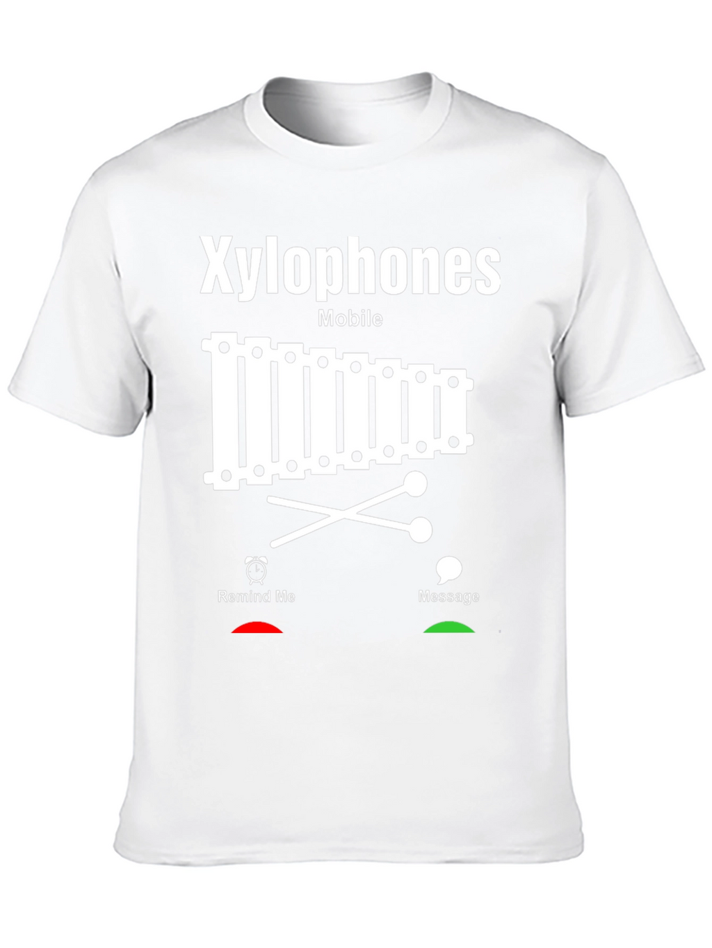 Xylophone Mobile T-Shirt - Musician Novelty Tee