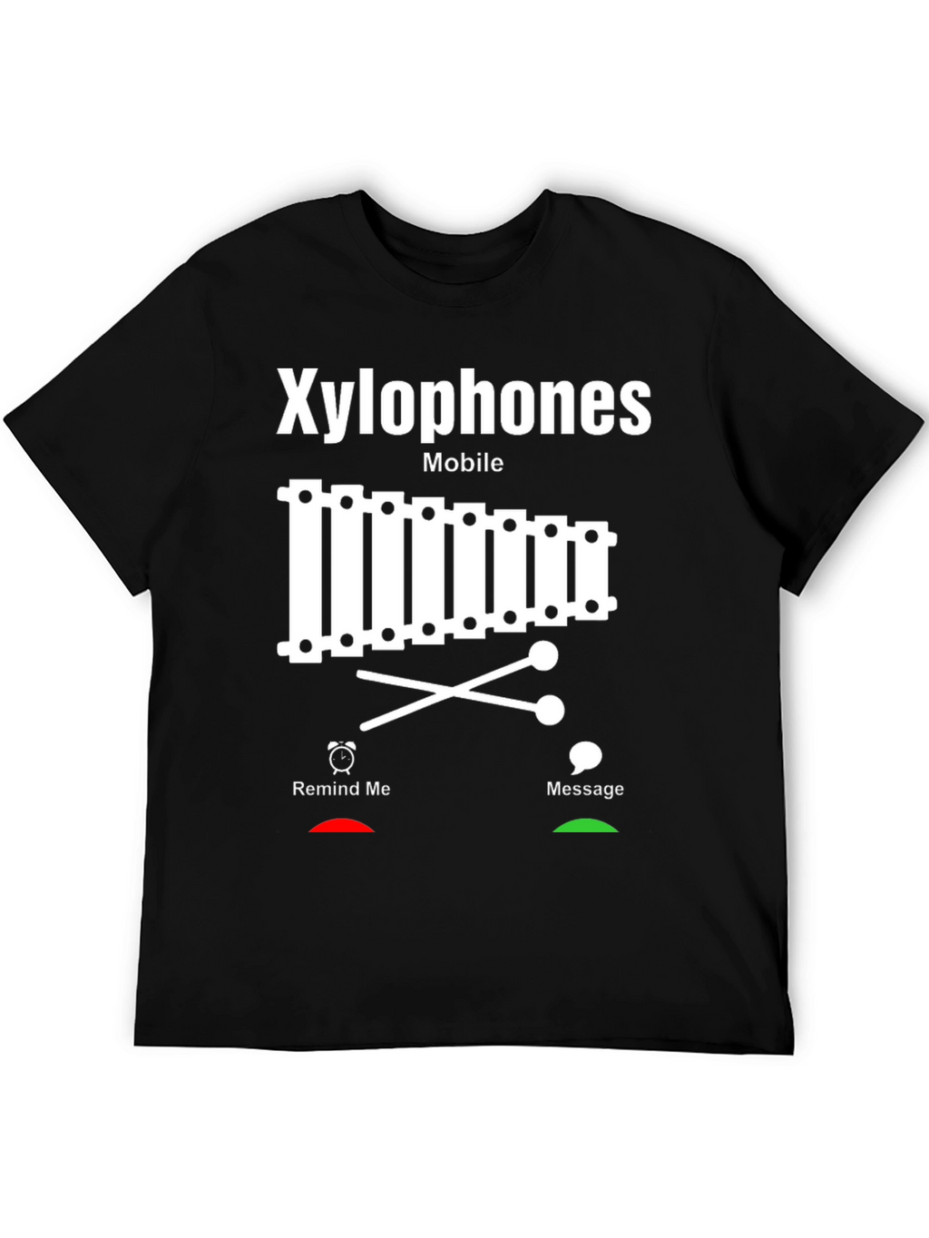 Xylophone Mobile T-Shirt - Musician Novelty Tee