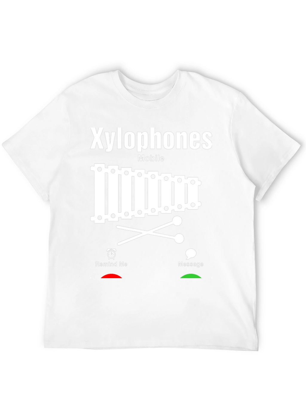 Xylophone Mobile T-Shirt - Musician Novelty Tee