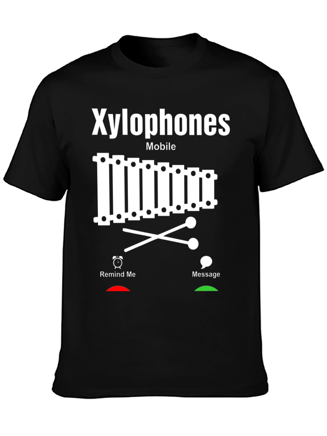 Xylophone Mobile T-Shirt - Musician Novelty Tee