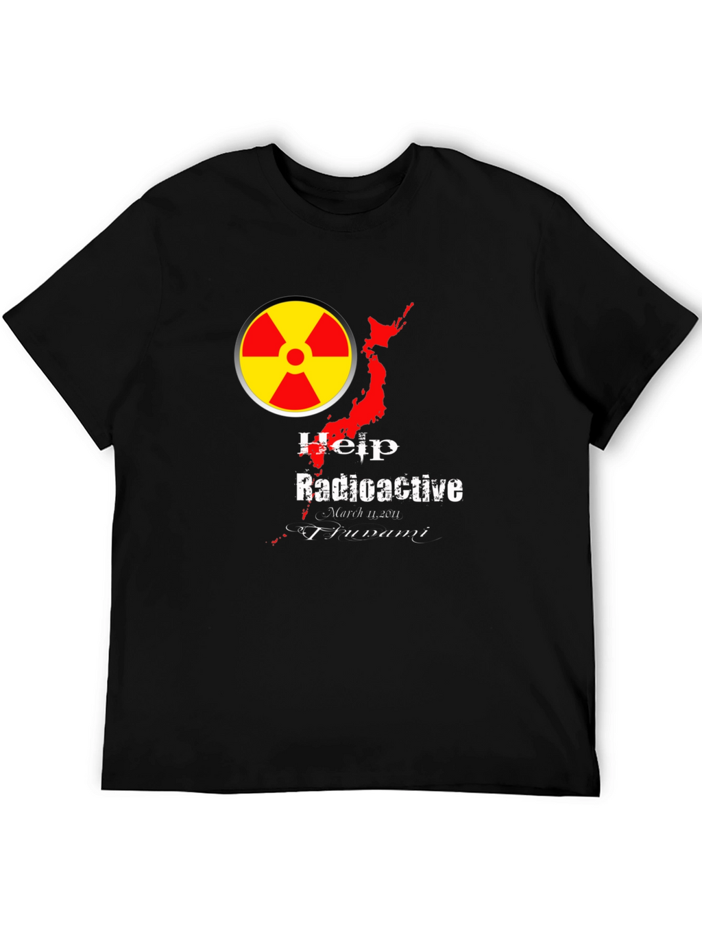 Radioactive Japan T-Shirt - Help Fukushima Tsunami Relief