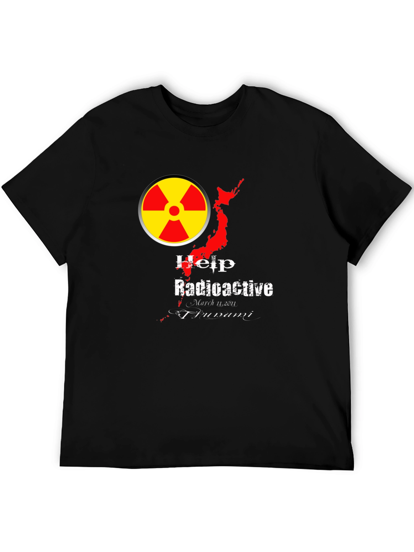 Radioactive Japan T-Shirt - Help Fukushima Tsunami Relief