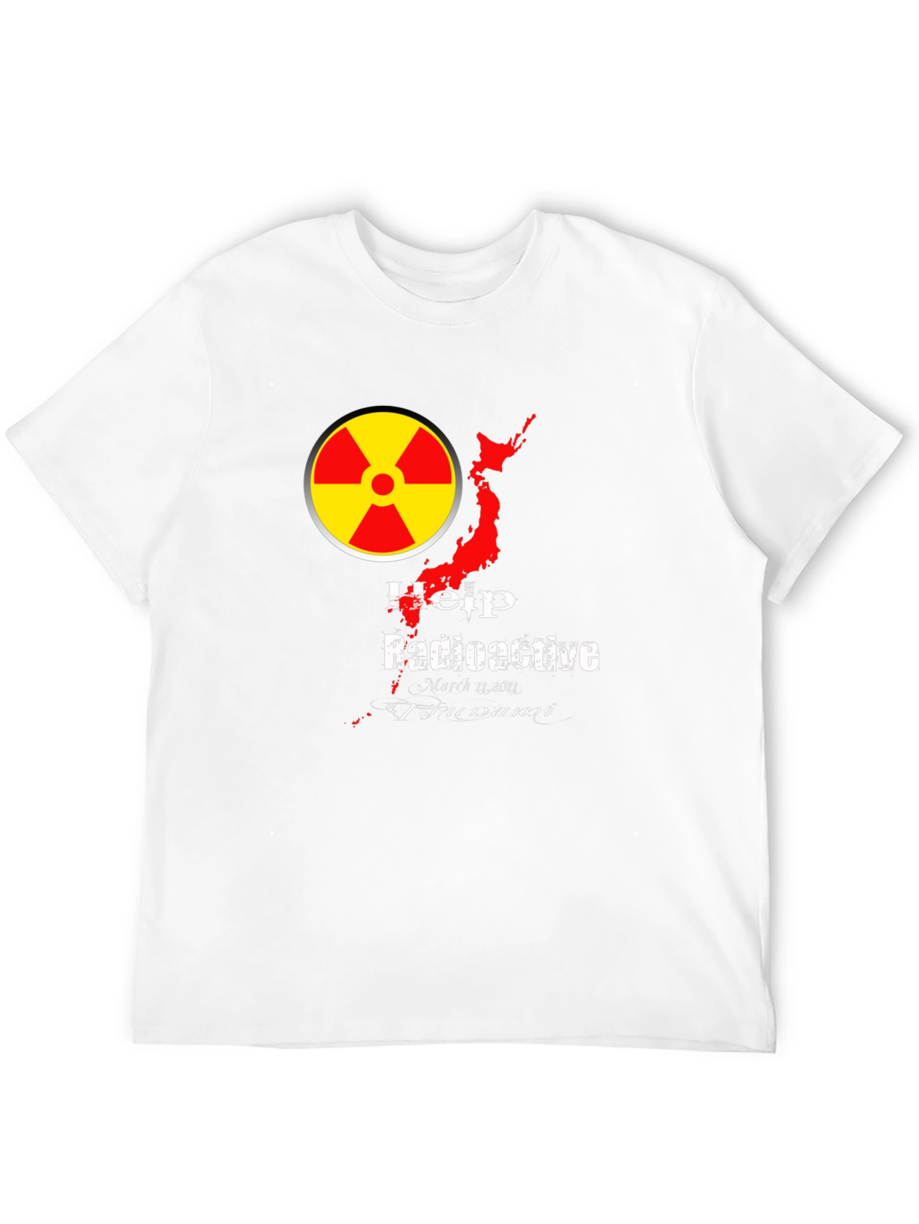 Radioactive Japan T-Shirt - Help Fukushima Tsunami Relief