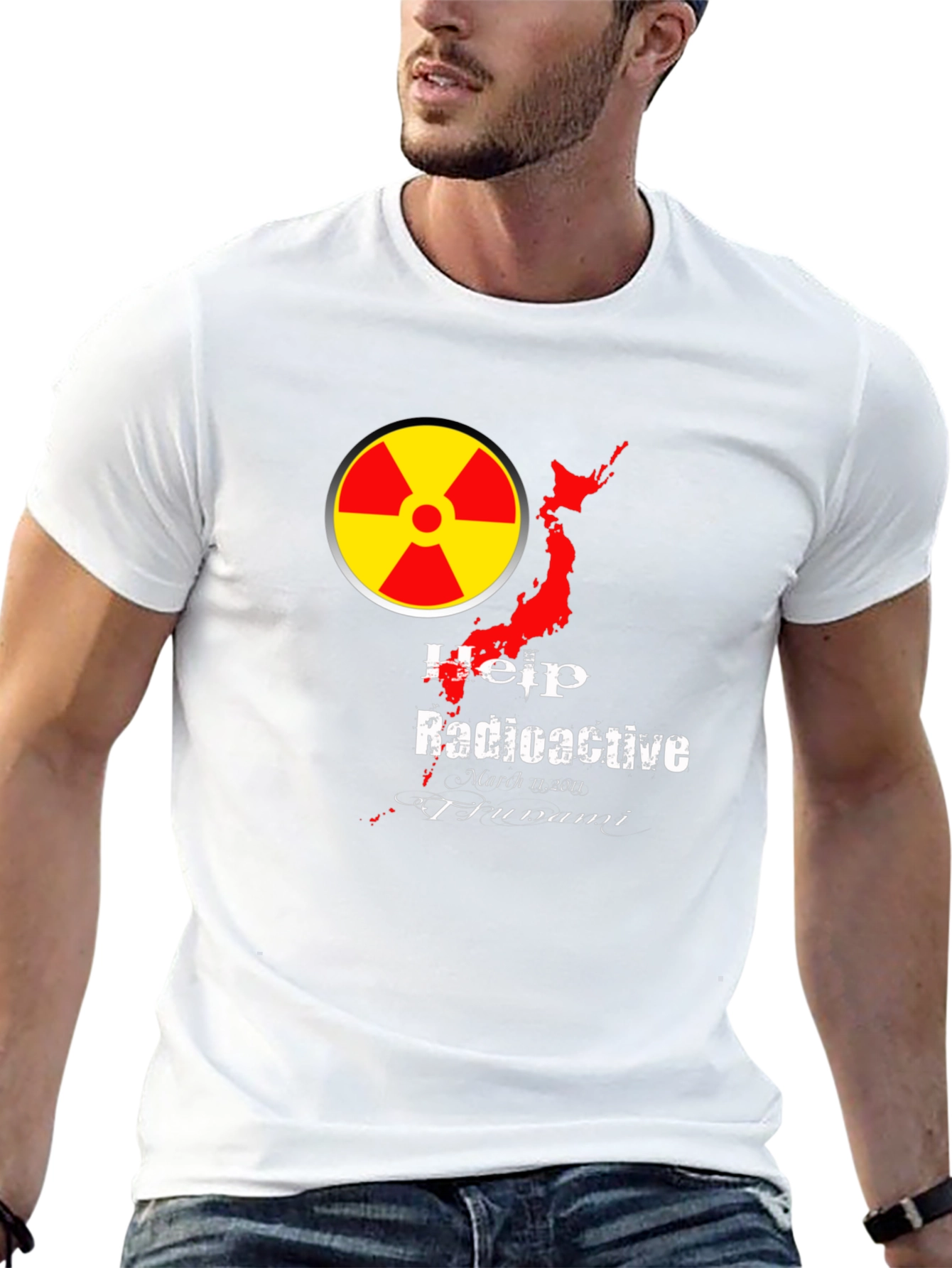 Radioactive Japan T-Shirt - Help Fukushima Tsunami Relief