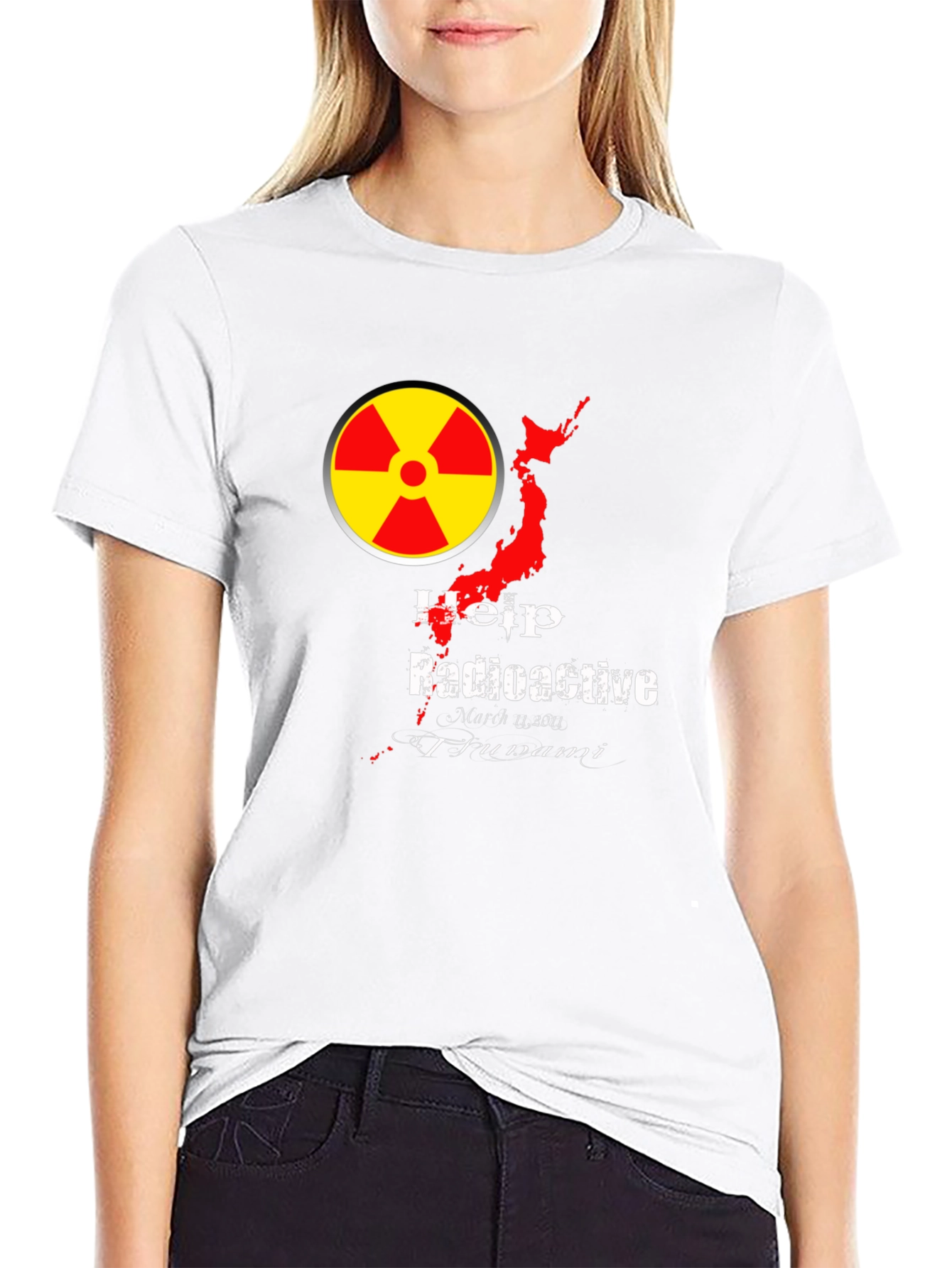 Radioactive Japan T-Shirt - Help Fukushima Tsunami Relief