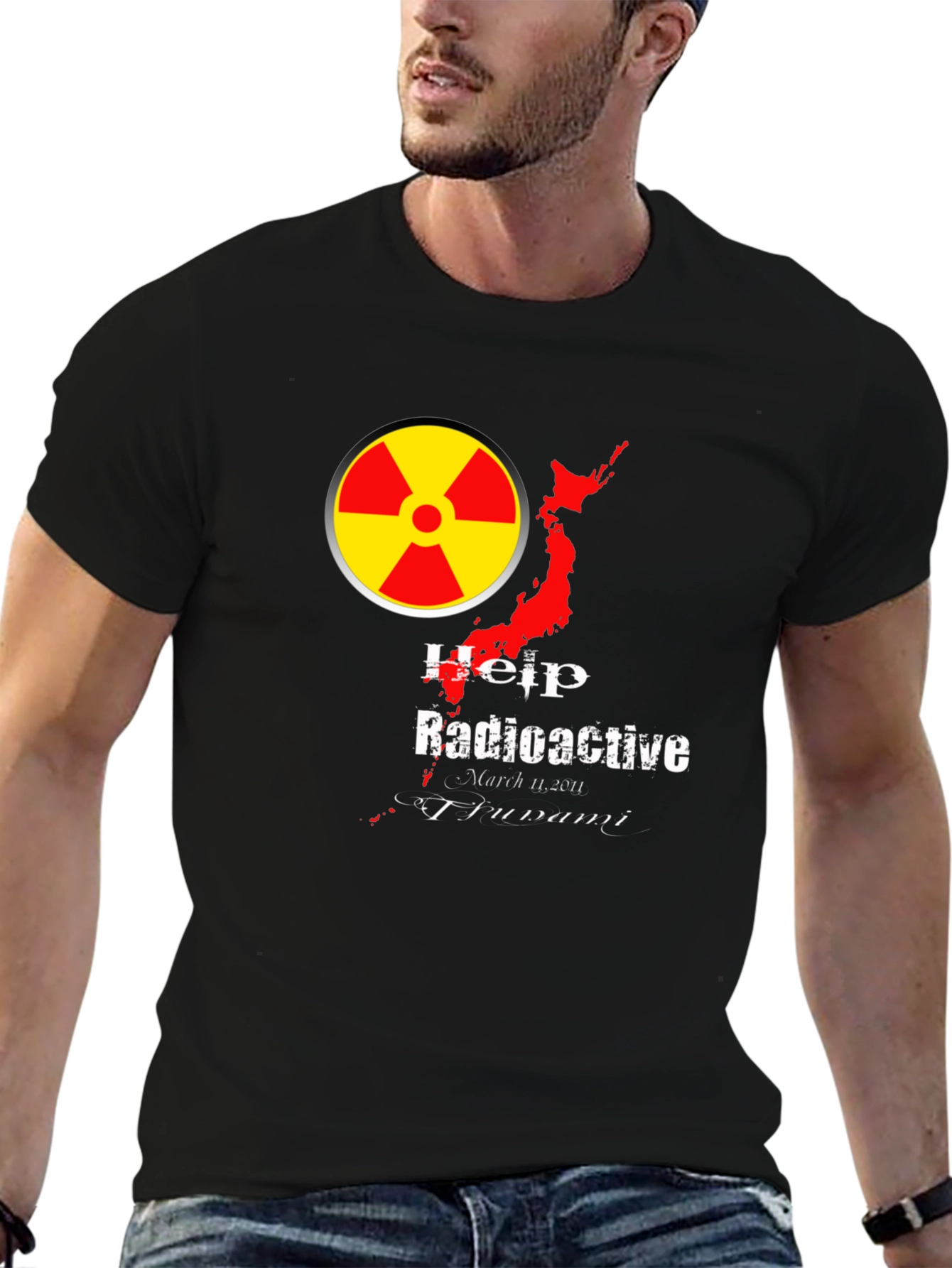 Radioactive Japan T-Shirt - Help Fukushima Tsunami Relief