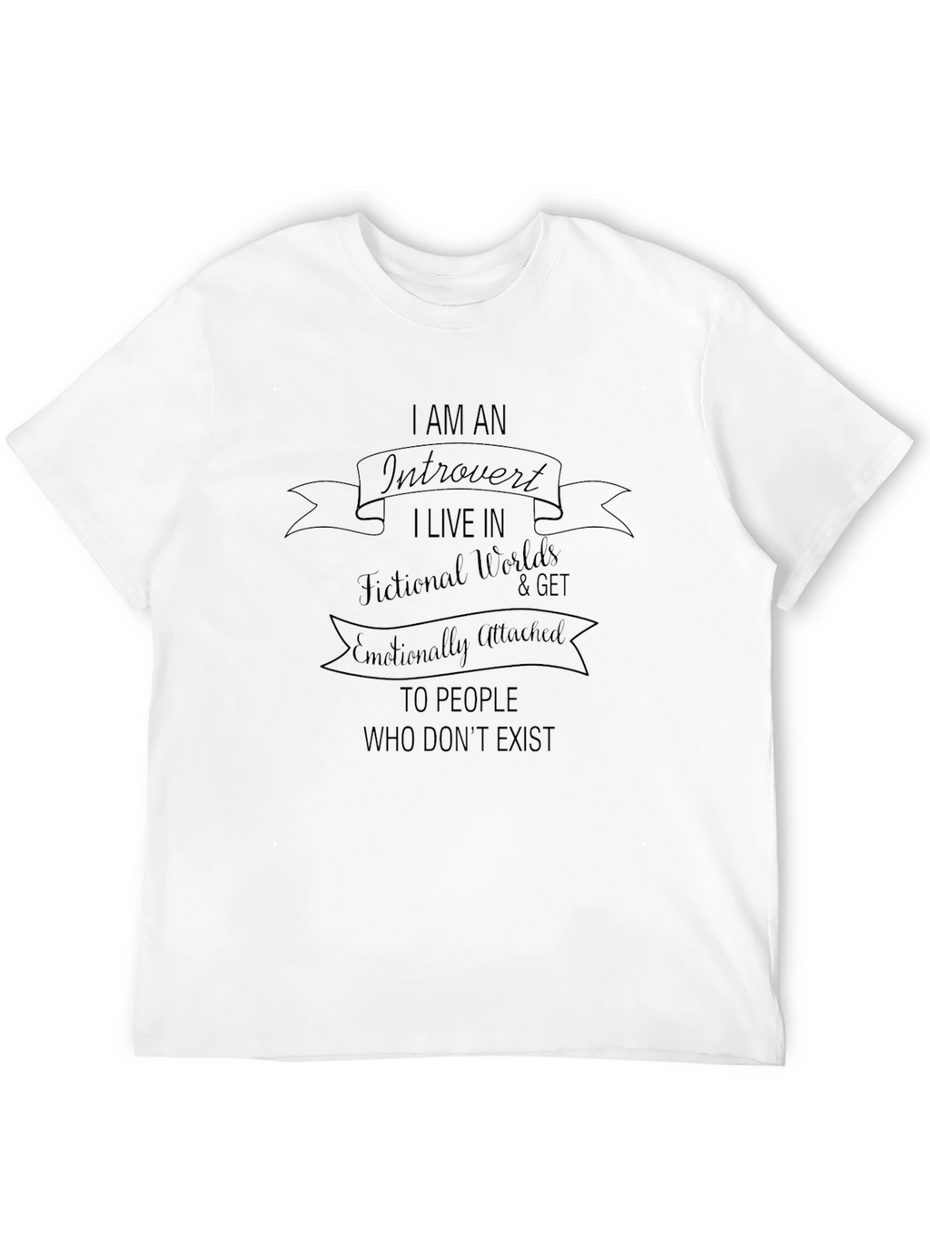 Introvert Fictional Worlds T-Shirt