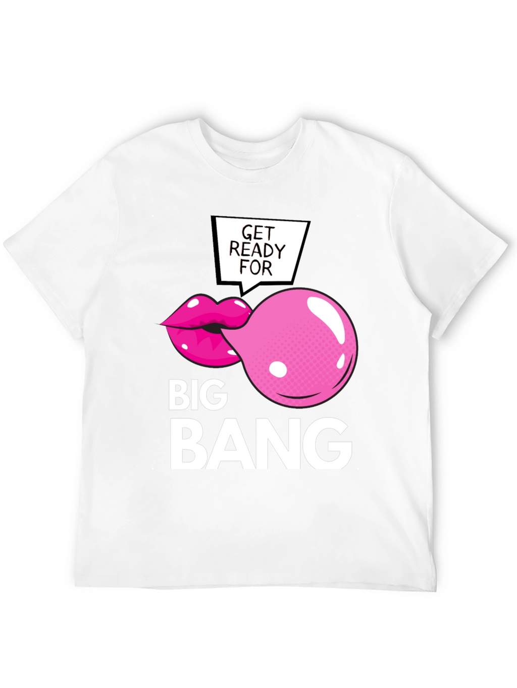 Big Bang Bubble Gum T-Shirt - Funny Graphic Tee