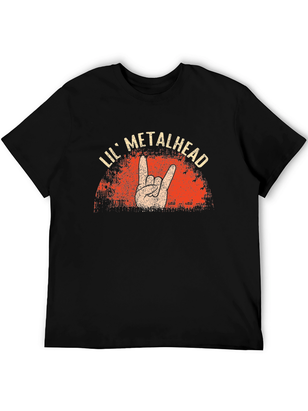 Lil Metalhead Black Graphic T-Shirt
