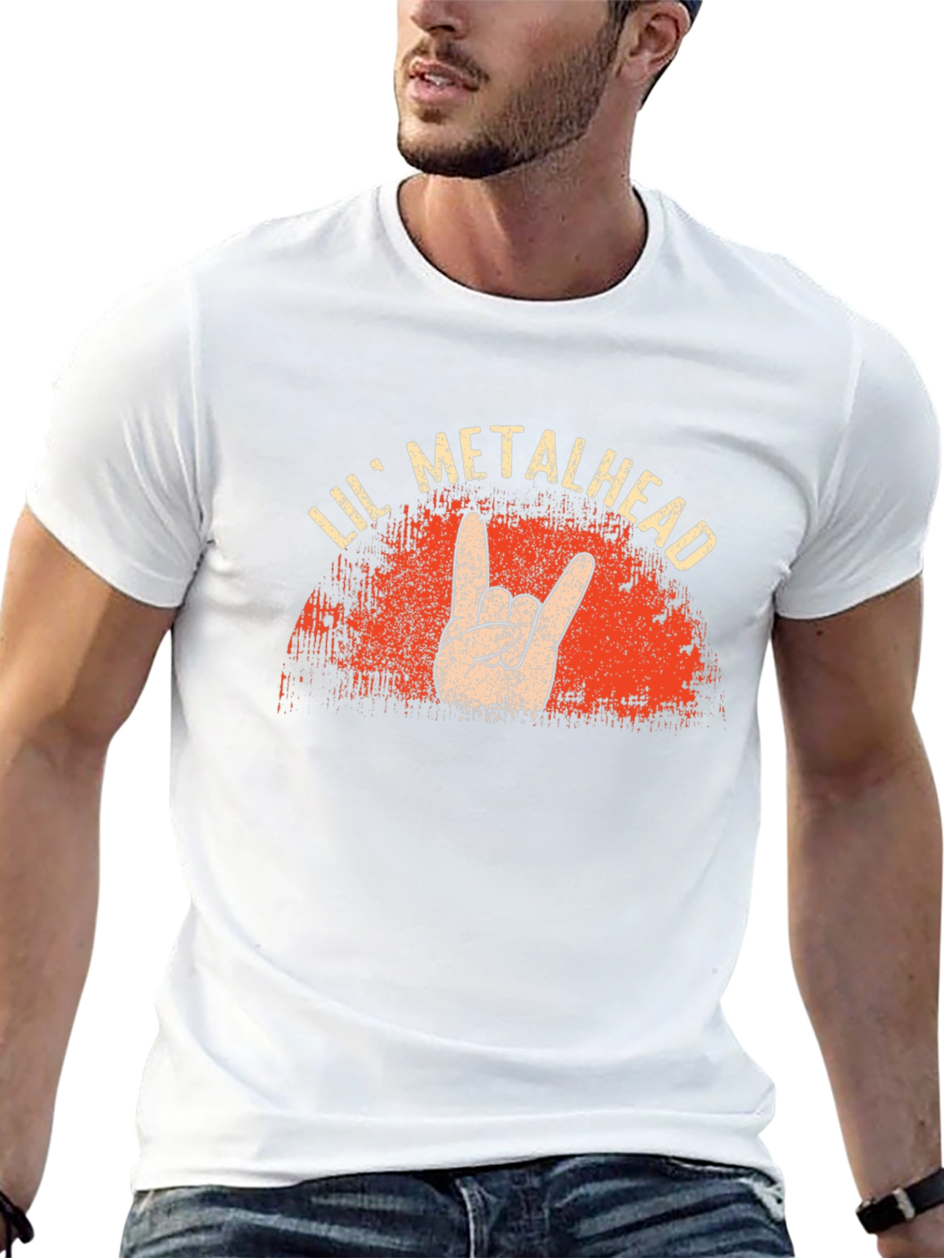 Lil Metalhead Black Graphic T-Shirt