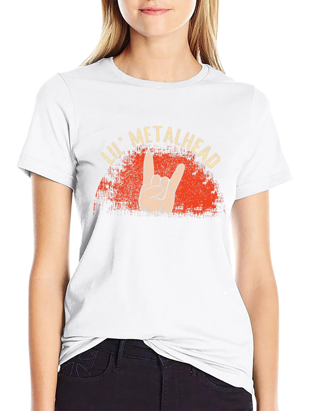Lil Metalhead Black Graphic T-Shirt