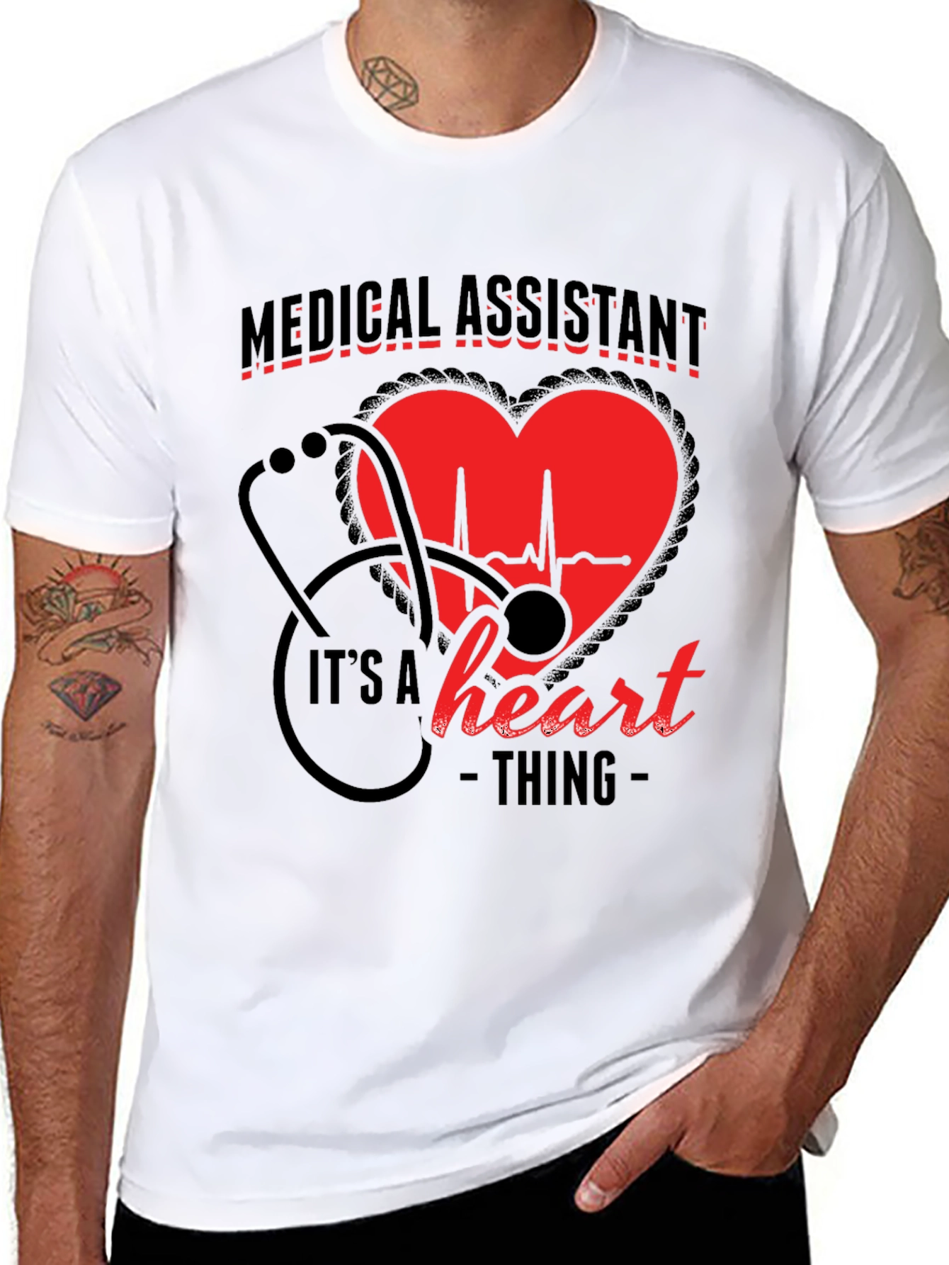 Medical Assistant Heart Thing T-Shirt