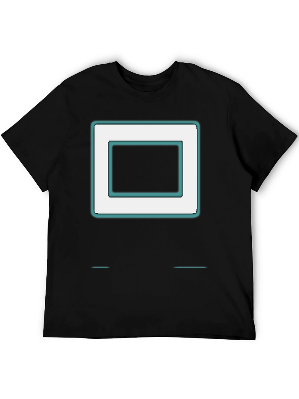 Retro Square Graphic Tee - Modern Style
