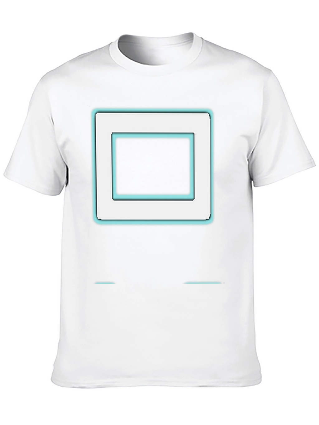 Retro Square Graphic Tee - Modern Style