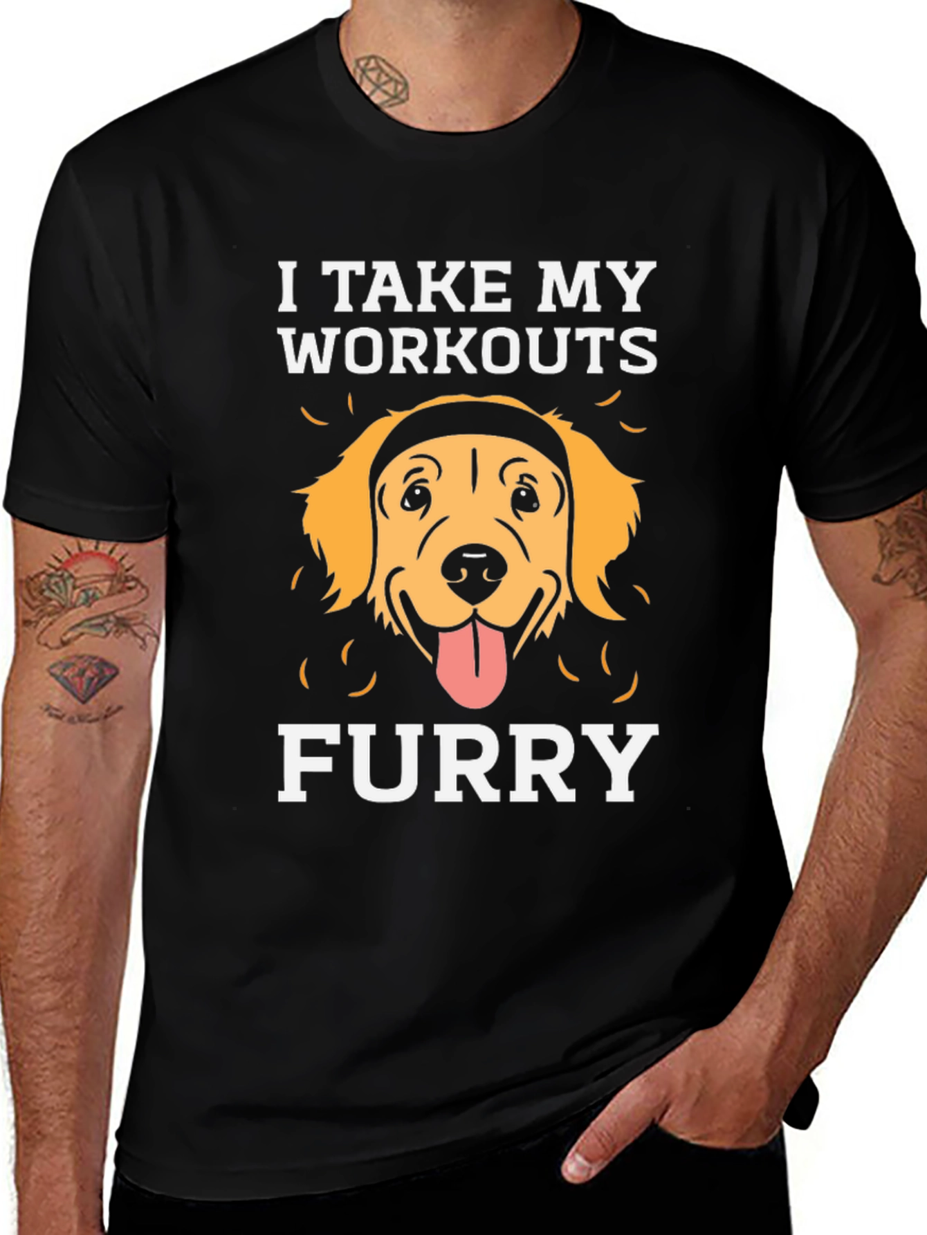 Furry Workouts T-Shirt | Mens Novelty Tee