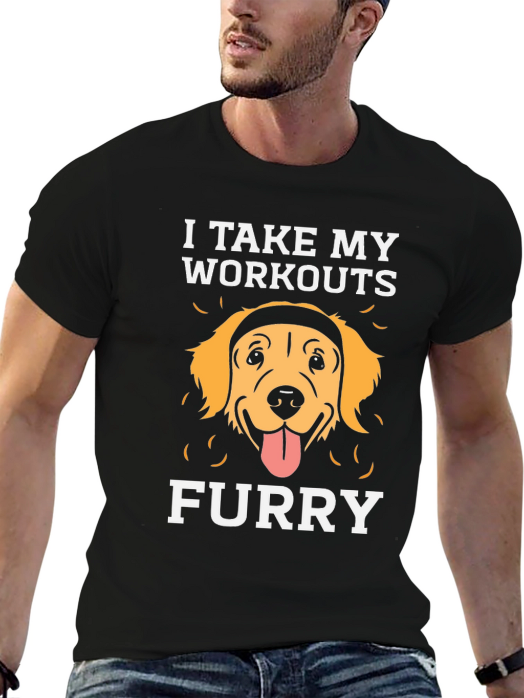 Furry Workouts T-Shirt | Mens Novelty Tee