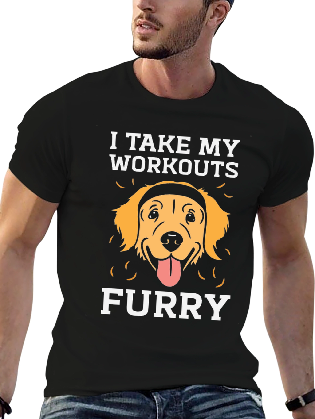 Furry Workouts T-Shirt | Mens Novelty Tee