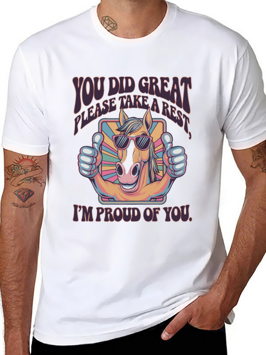 You Did Great Horse T-Shirt