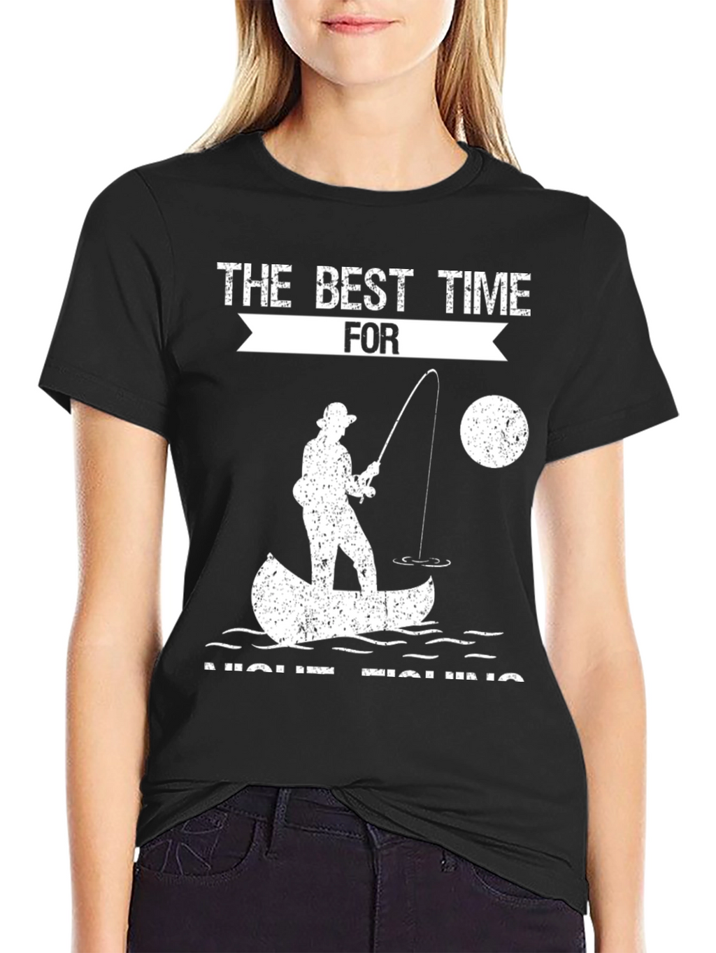 Night Fishing T-Shirt - Best Time to Fish Tee