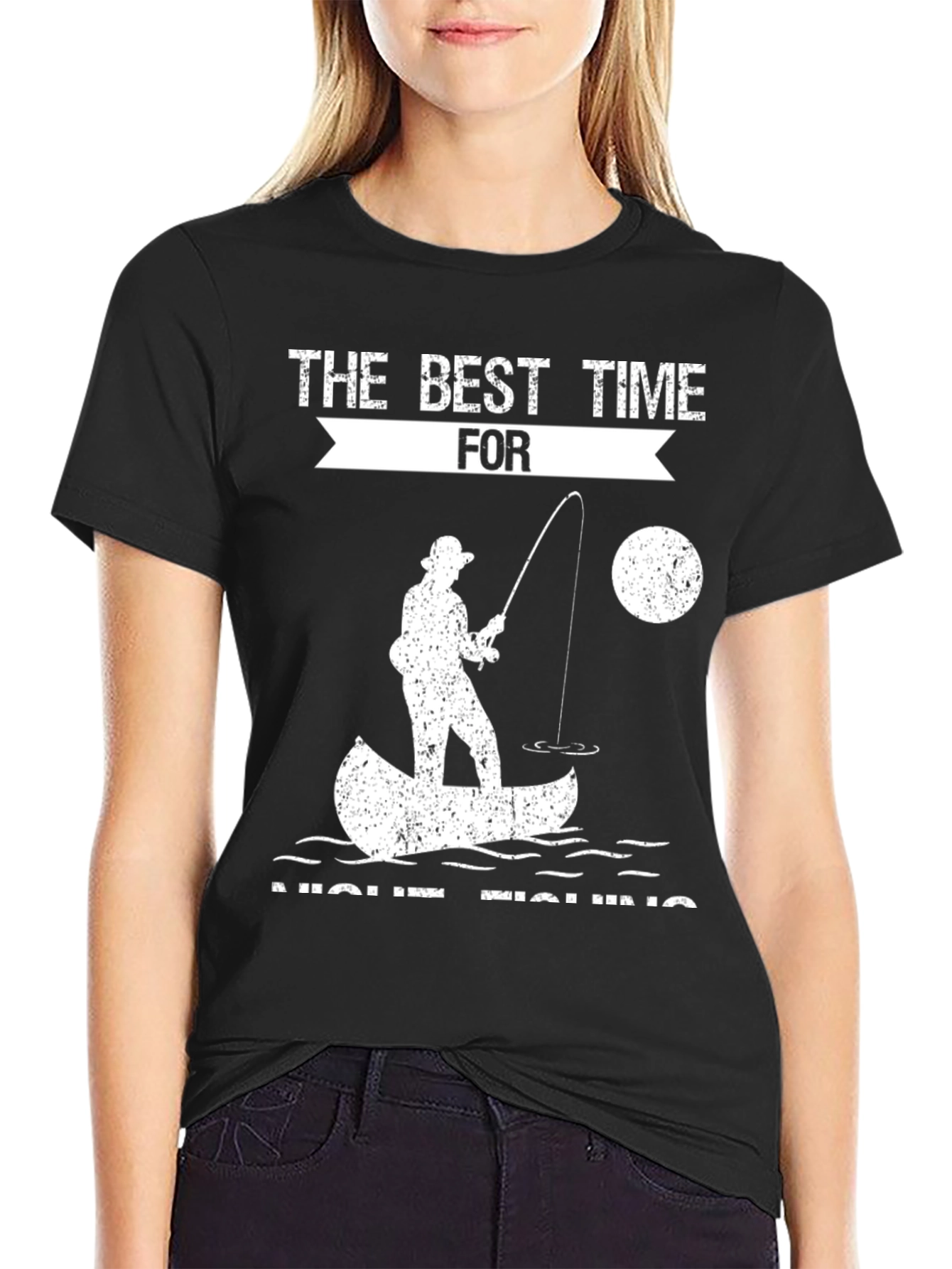 Night Fishing T-Shirt - Best Time to Fish Tee