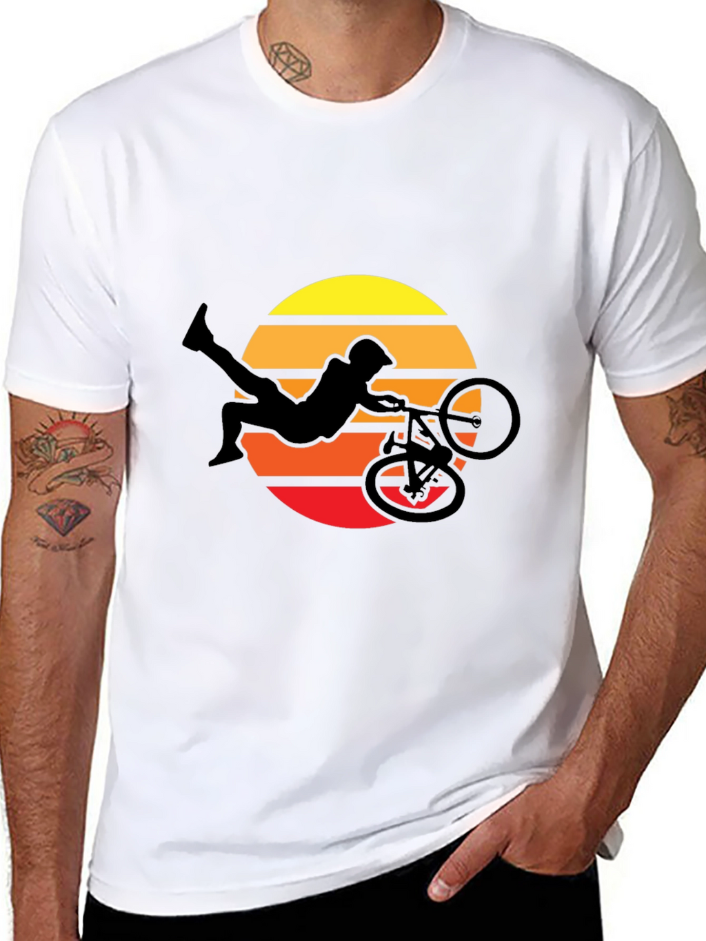 BMX Sunset Graphic Tee