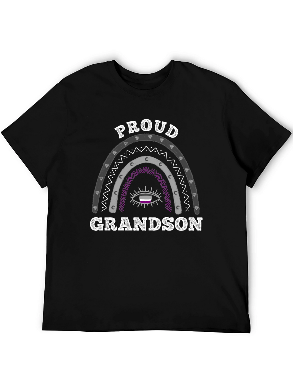 Proud Grandson Asexual Pride T-Shirt