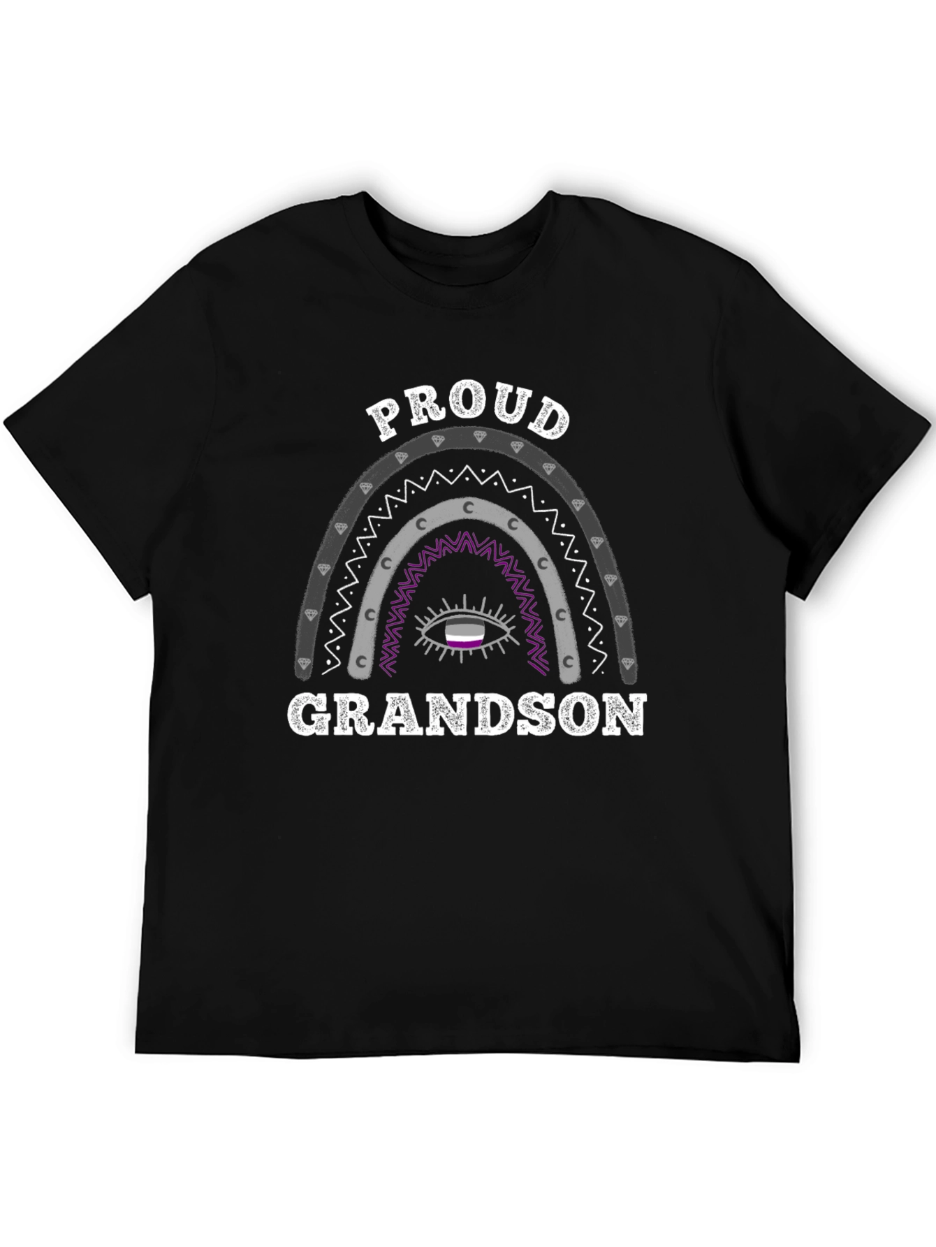 Proud Grandson Asexual Pride T-Shirt