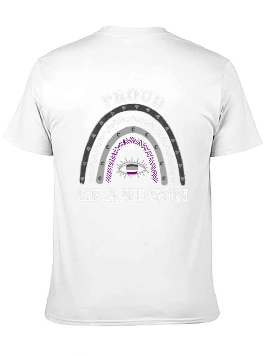 Proud Grandson Asexual Pride T-Shirt