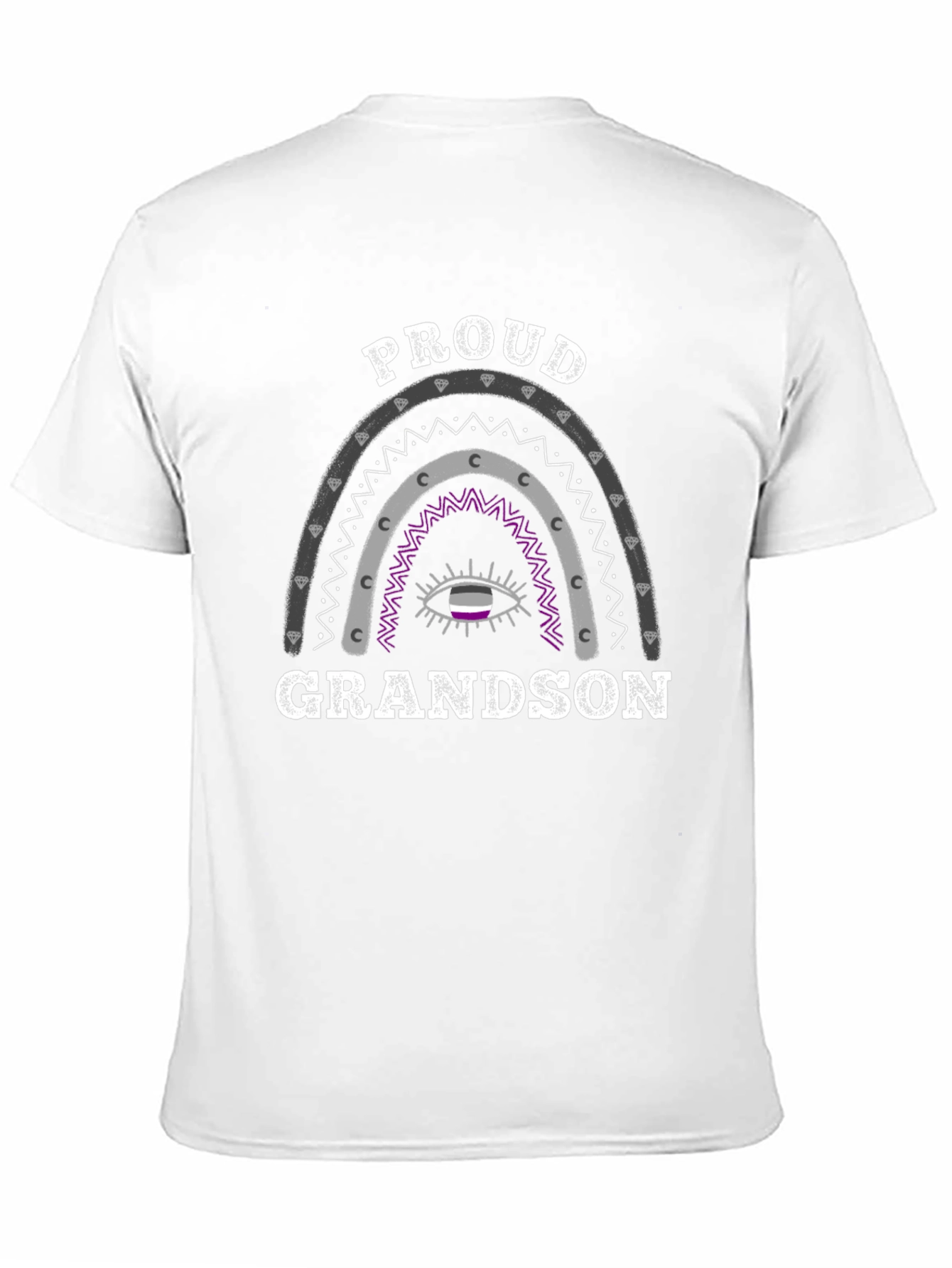 Proud Grandson Asexual Pride T-Shirt