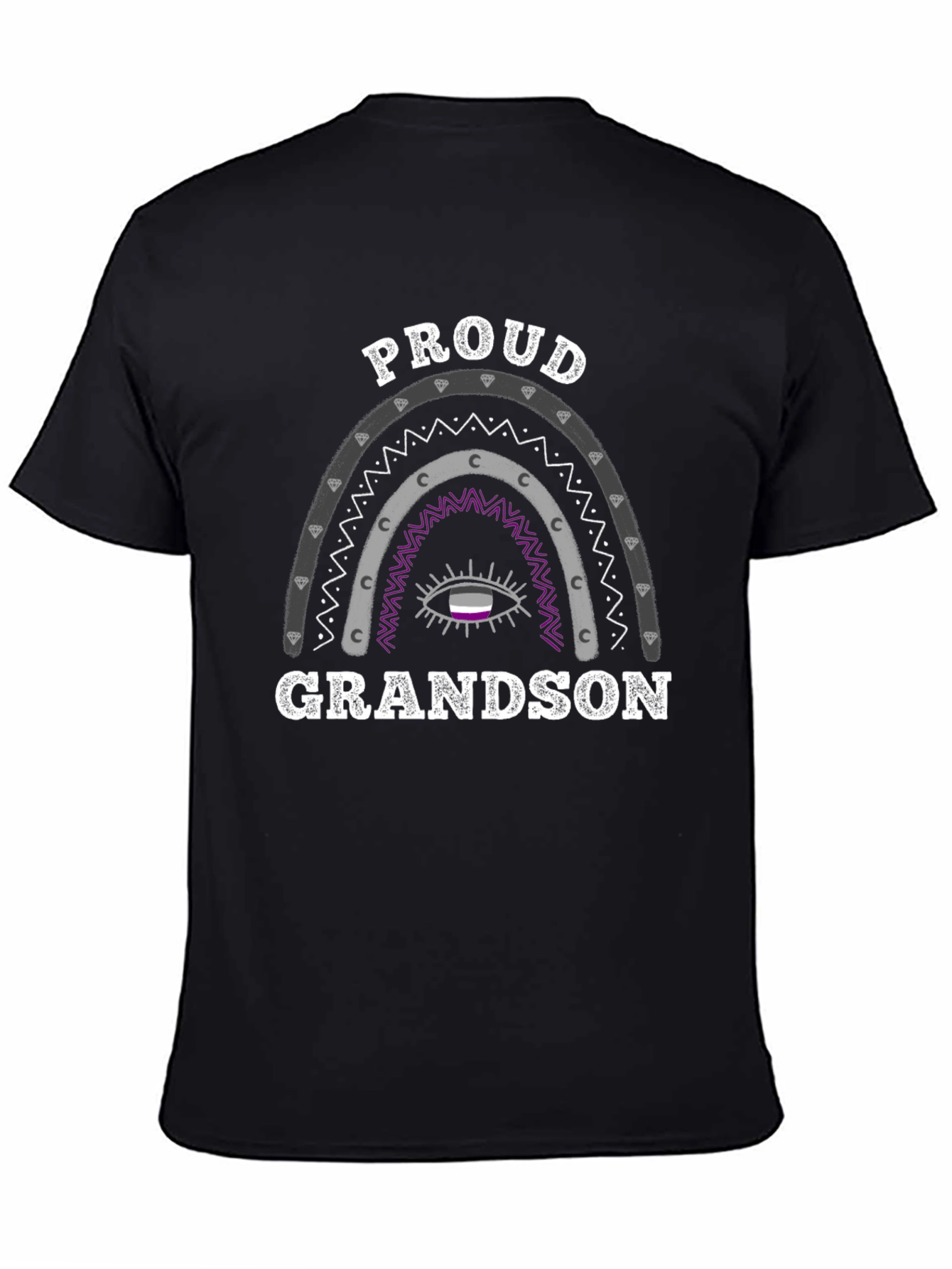 Proud Grandson Asexual Pride T-Shirt