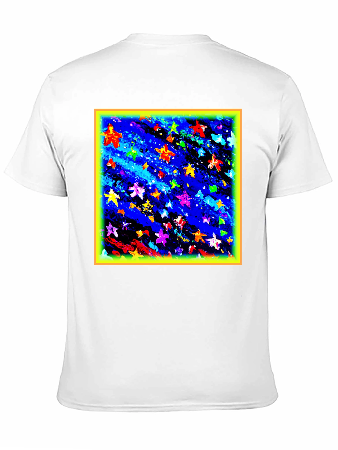 Abstract Stars Black T-Shirt
