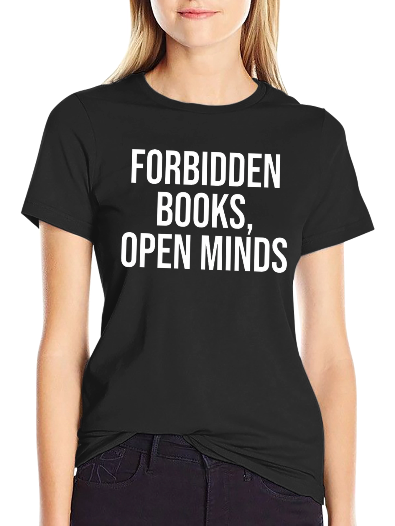 Forbidden Books Open Minds Graphic T-Shirt
