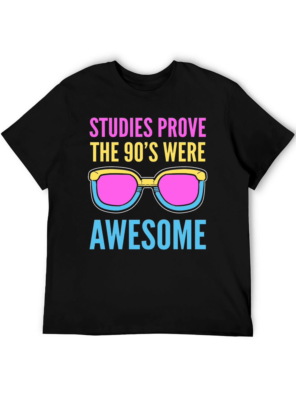 90s Sunglasses Graphic Tee - Retro Style