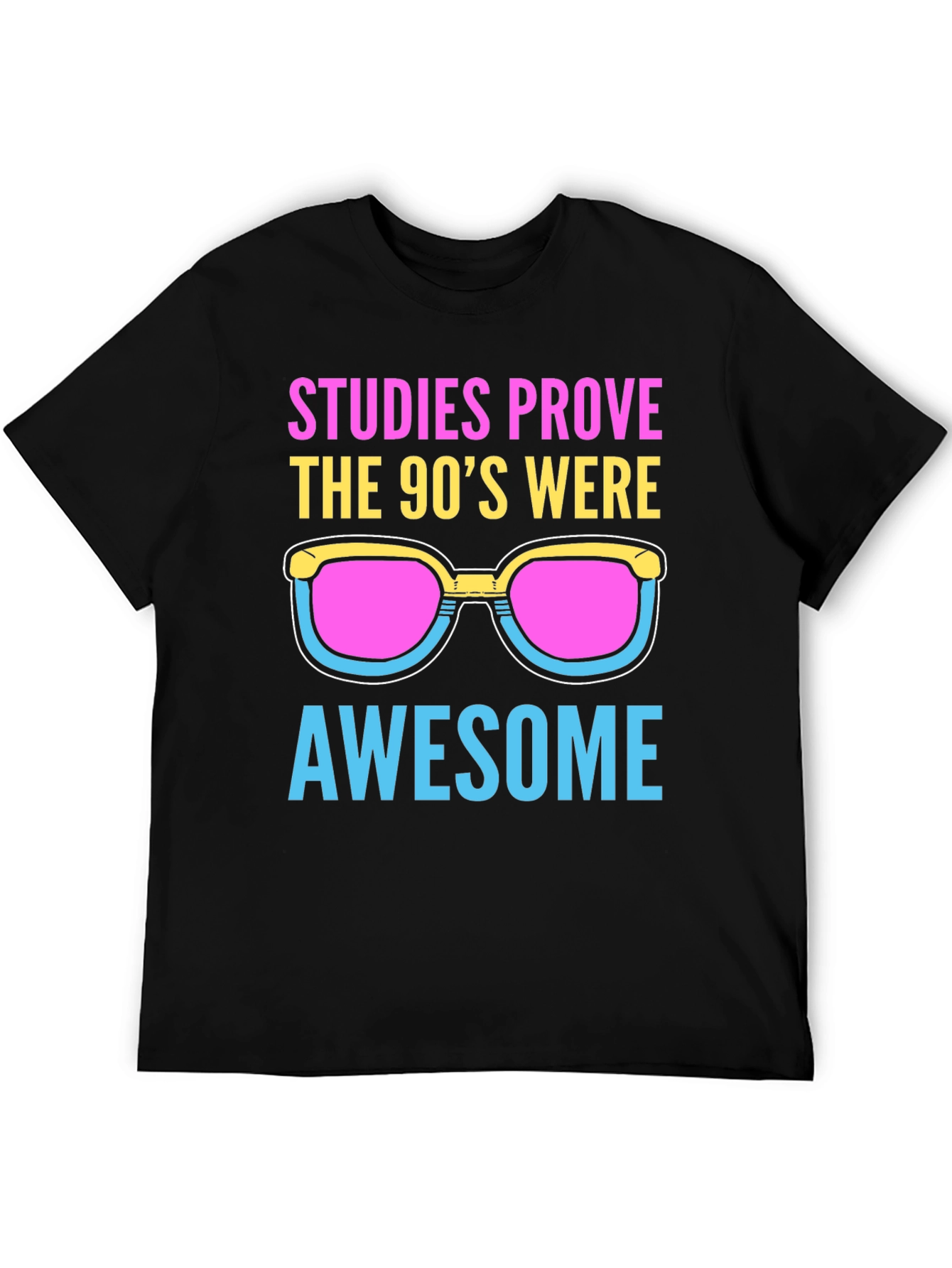 90s Sunglasses Graphic Tee - Retro Style