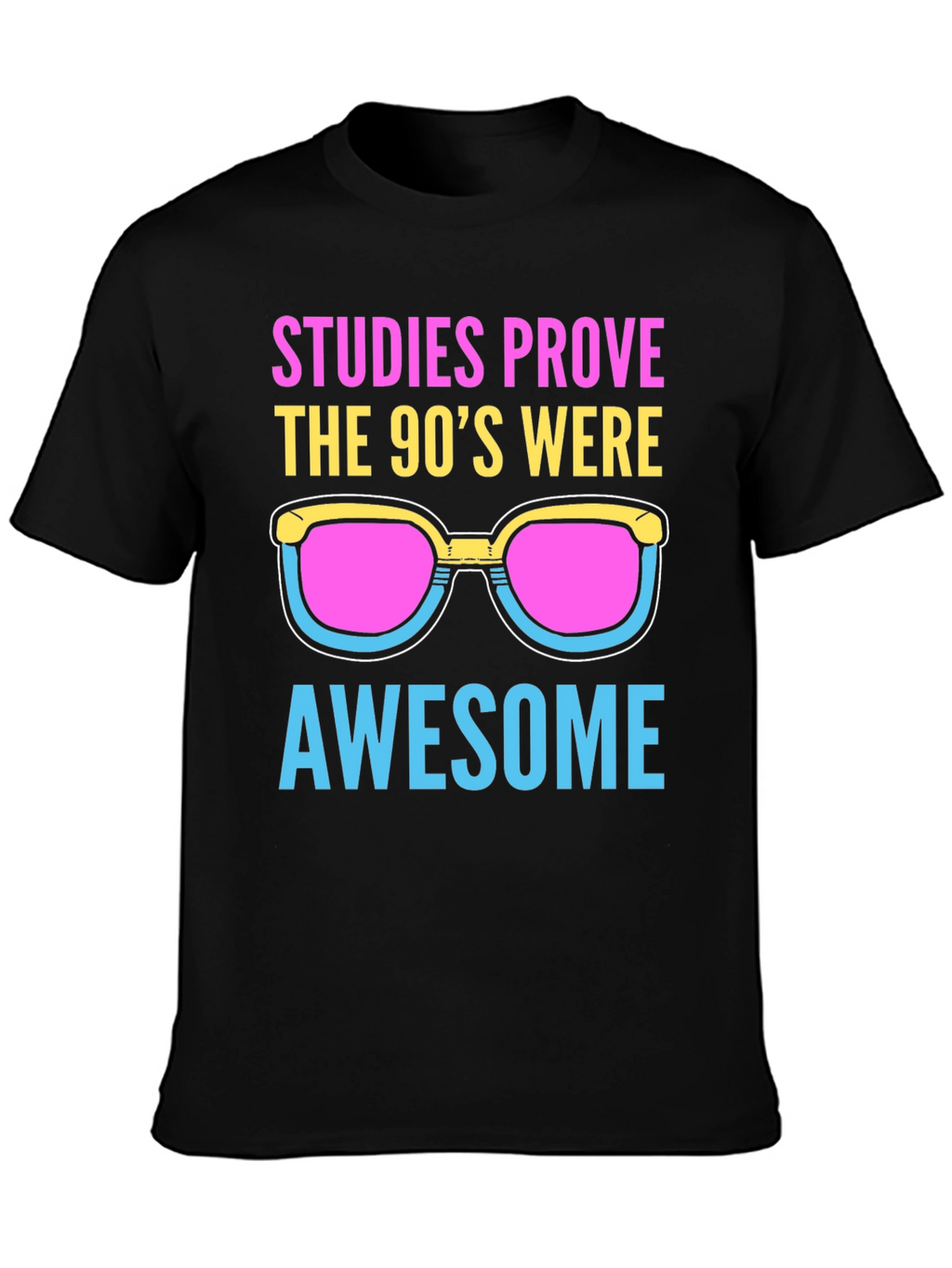 90s Sunglasses Graphic Tee - Retro Style