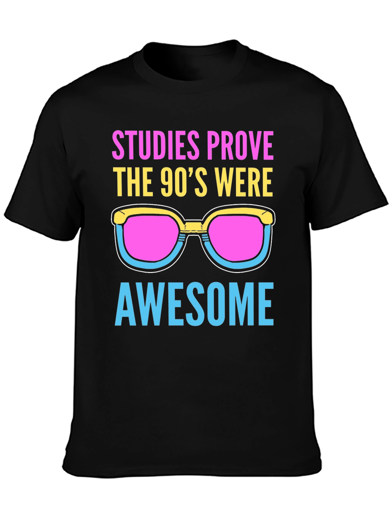 90s Sunglasses Graphic Tee - Retro Style