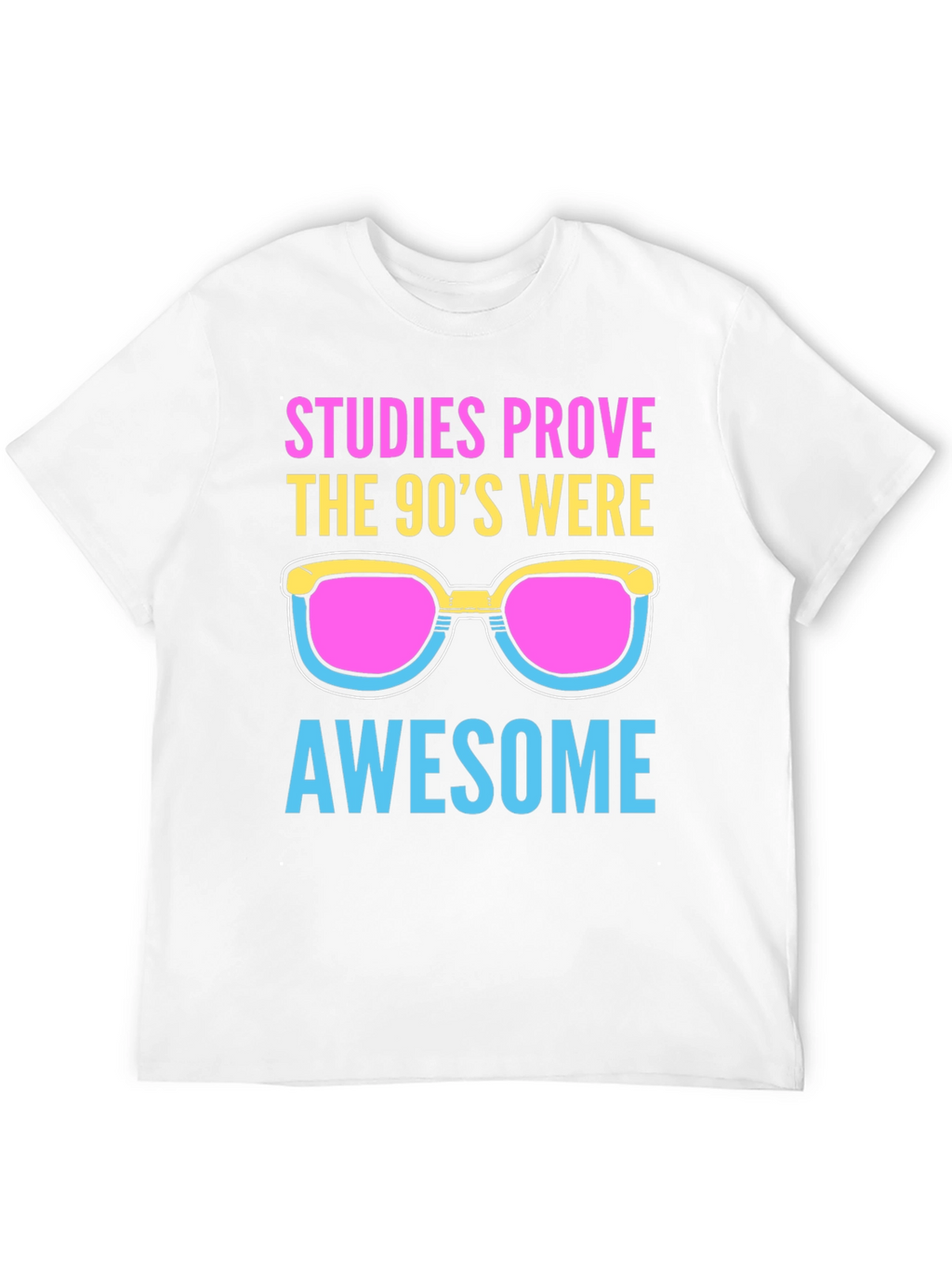 90s Sunglasses Graphic Tee - Retro Style