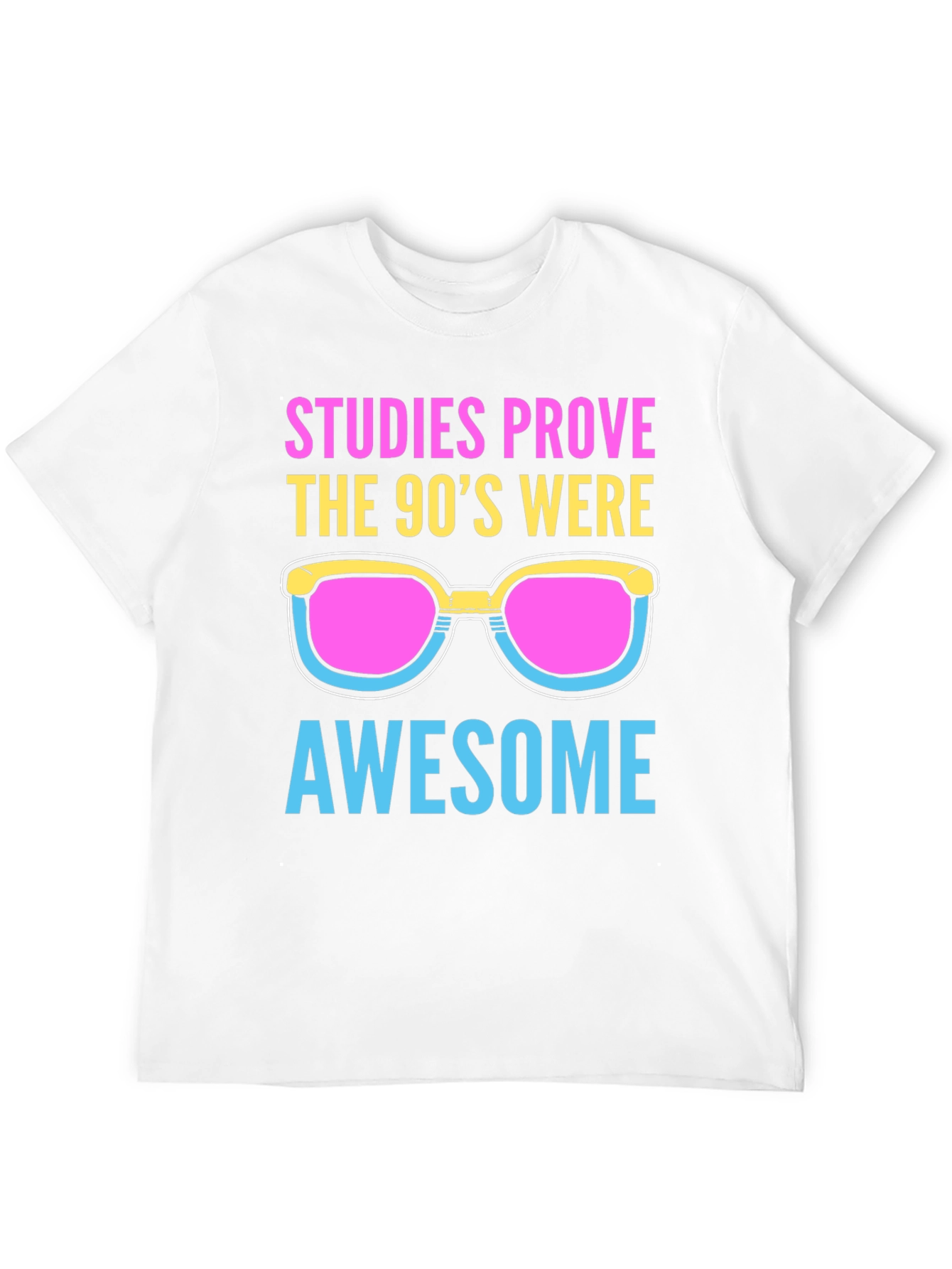 90s Sunglasses Graphic Tee - Retro Style