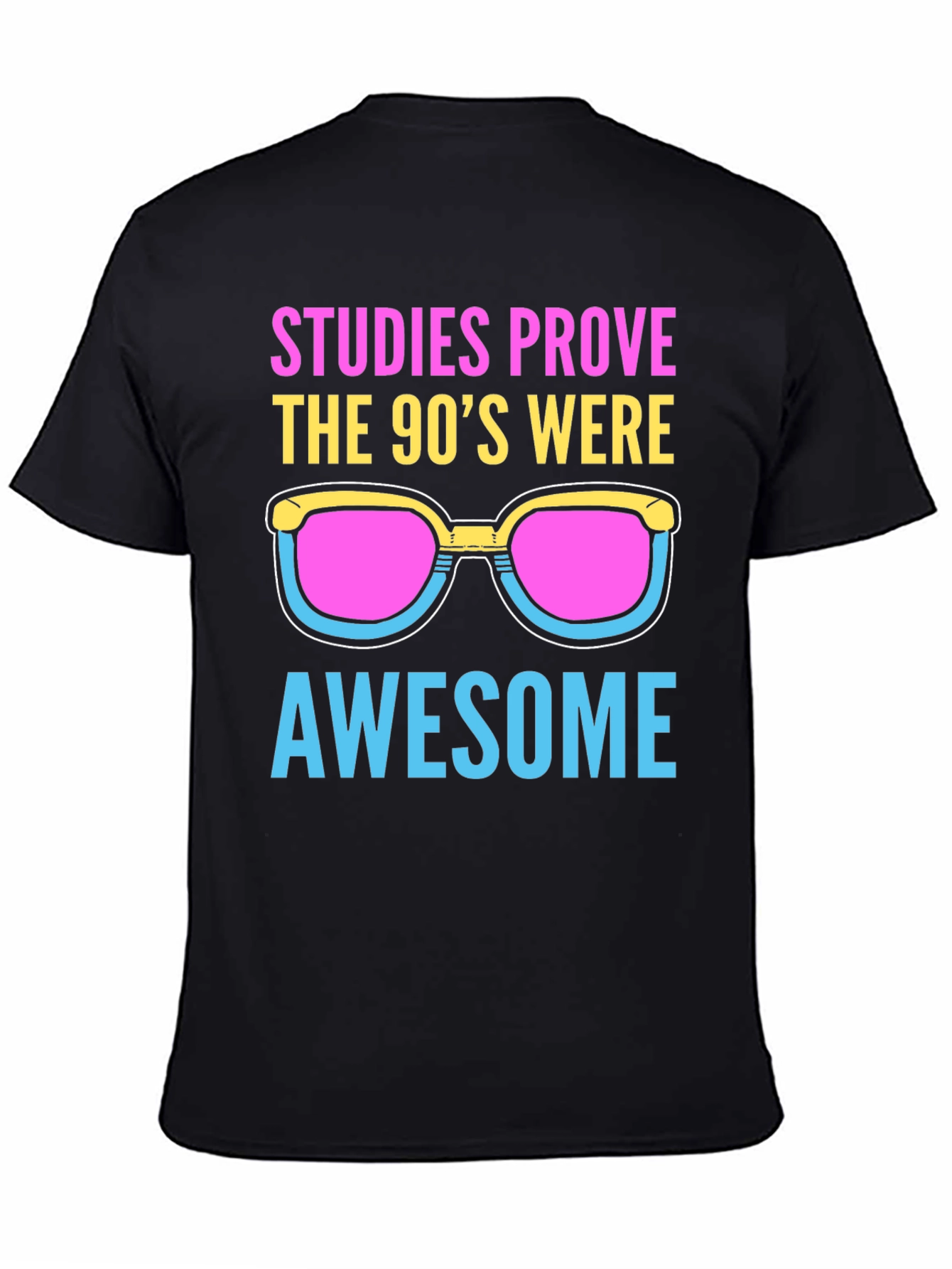 90s Sunglasses Graphic Tee - Retro Style
