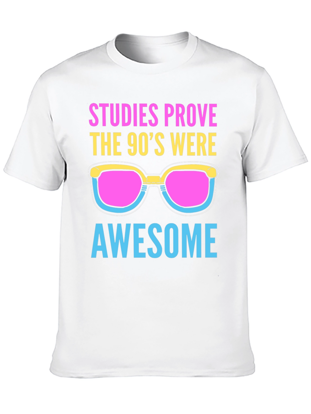 90s Sunglasses Graphic Tee - Retro Style