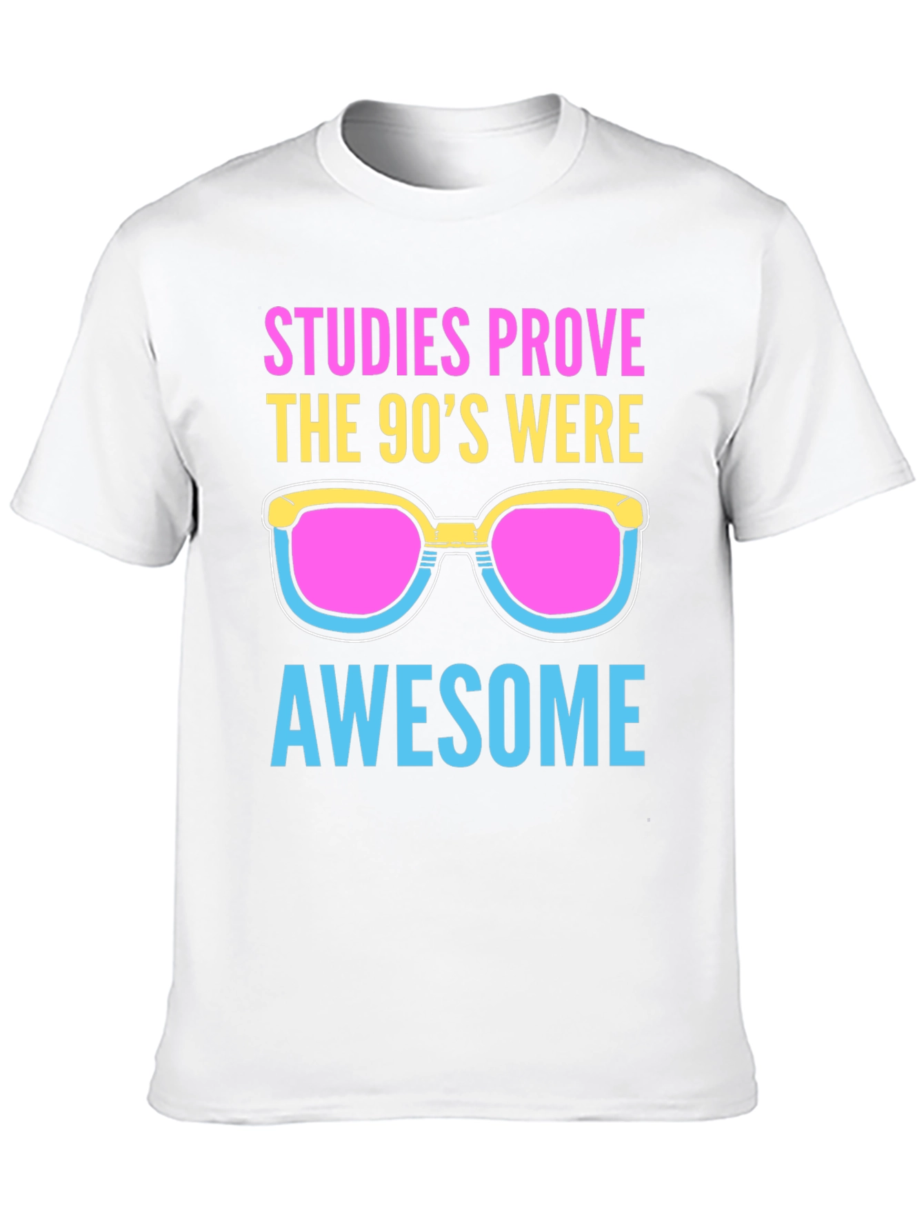 90s Sunglasses Graphic Tee - Retro Style