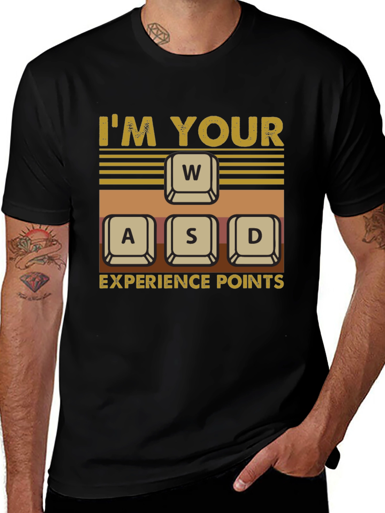 Im Your WASD Experience Points Gaming T-Shirt
